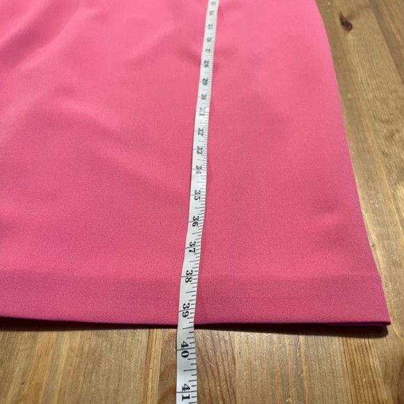 Kasper Separates Pink Sleeveless Zipper Closure Poly Blend Sheath Dress Sz 10 - Picture 14 of 14